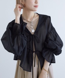 w closet | シアーセーラーカラーブラウス(シャツ/ブラウス)