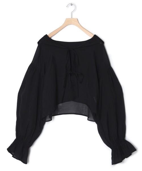 ✨新品未使用✨OHGA✨セーラーカラーブラウス✨定価2万円✨完売品♡翌日発送♡ w closet（ダブルクローゼット）の「シアーセーラーカラーブラウス