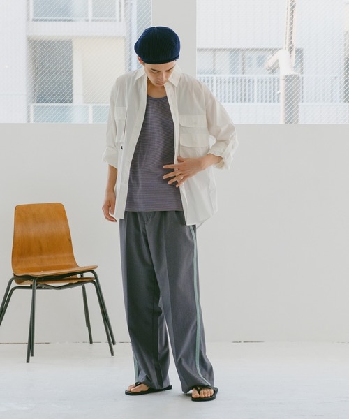 WHIMSIC（ウィムジック）の「【UNISEX】フィッシングシャツ（シャツ/ブラウス・メンズ・ネイビー/ホワイト/グリーン/ブルー系その他・FREE）」の18枚目の写真