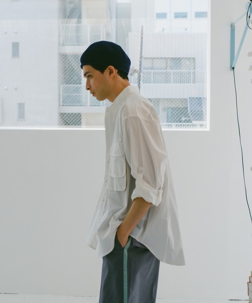 WHIMSIC（ウィムジック）の「【UNISEX】フィッシングシャツ（シャツ/ブラウス・メンズ・ネイビー/ホワイト/グリーン/ブルー系その他・FREE）」の20枚目の写真