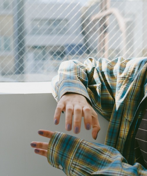 WHIMSIC（ウィムジック）の「【UNISEX】フィッシングシャツ（シャツ/ブラウス・メンズ・ネイビー/ホワイト/グリーン/ブルー系その他・FREE）」の5枚目の写真