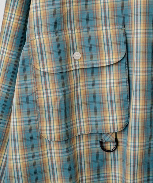 WHIMSIC（ウィムジック）の「【UNISEX】フィッシングシャツ（シャツ/ブラウス・メンズ・ネイビー/ホワイト/グリーン/ブルー系その他・FREE）」の10枚目の写真