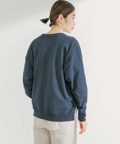 EKAL（エカル）の「『接触冷感』『UVカット』ホリデーサンプロテクションカーディガン（カーディガン/ボレロ・レディース・ベージュ系その他/ネイビー・ONE）」の4枚目の写真