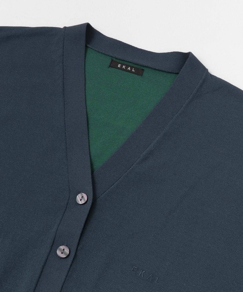 EKAL（エカル）の「『接触冷感』『UVカット』ホリデーサンプロテクションカーディガン（カーディガン/ボレロ・レディース・ベージュ系その他/ネイビー・ONE）」の19枚目の写真