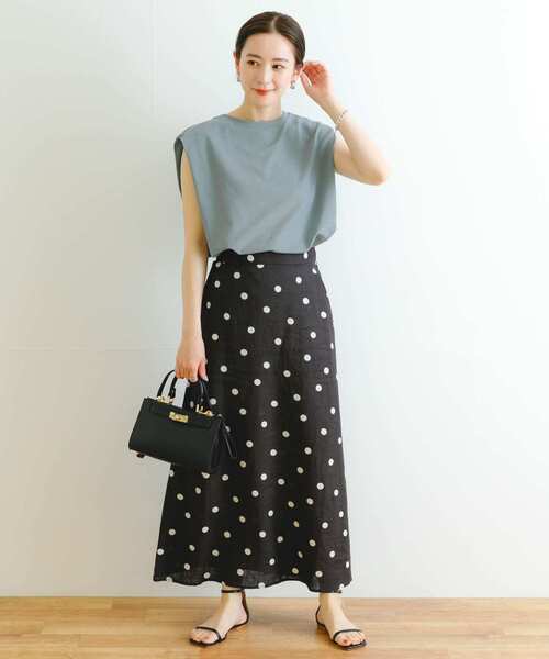 リネン スカート ブラック THE SHINZONE リネン フレアー スカート ブラック 系 サイズ 34