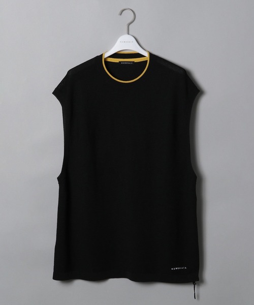 NUMERALS（ヌメラルズ）の「[NUMERALS]ライトコンフォートニットベスト（ベスト・メンズ・ブラック/ラベンダー/ベージュ・FREE）」の2枚目の写真