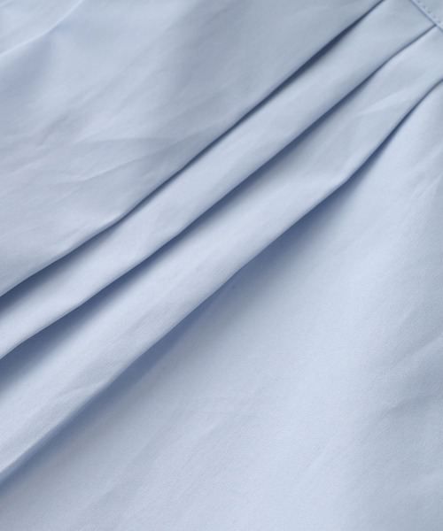 BRICK & SONS（ブリックアンドサンズ）の「リラックスバックプリーツシャツ＜ライトブルー＞（シャツ/ブラウス・メンズ・ライトブルー・XS/S/M/L）」の4枚目の写真