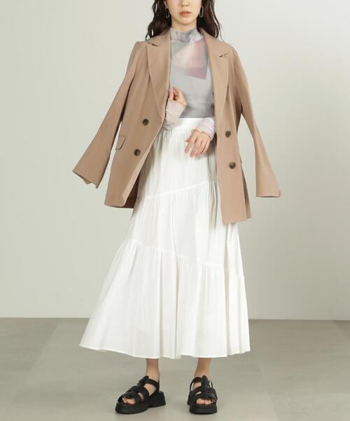 FREE'S MART(フリーズマート)の「◇シアー柄ハイネックカットソー(Tシャツ/カットソー・レディース・ベージュ系その他・FREE)」の18枚目の写真