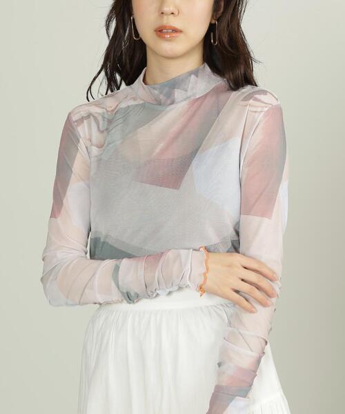 FREE'S MART(フリーズマート)の「◇シアー柄ハイネックカットソー(Tシャツ/カットソー・レディース・ベージュ系その他・FREE)」の20枚目の写真