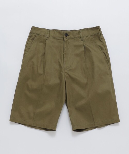 SHIPS Colors(シップス カラーズ)の「SHIPS Colors: ワイド チノ ショーツ(チノパンツ・メンズ・グレー/ネイビー/オリーブ/ベージュ・MEDIUM/LARGE/SMALL)」の7枚目の写真