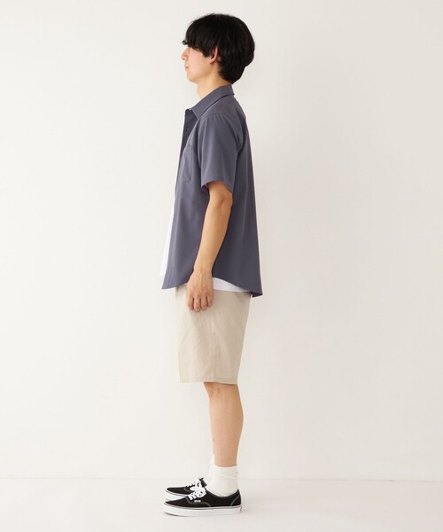 SHIPS Colors(シップス カラーズ)の「SHIPS Colors: ワイド チノ ショーツ(チノパンツ・メンズ・グレー/ネイビー/オリーブ/ベージュ・MEDIUM/LARGE/SMALL)」の19枚目の写真