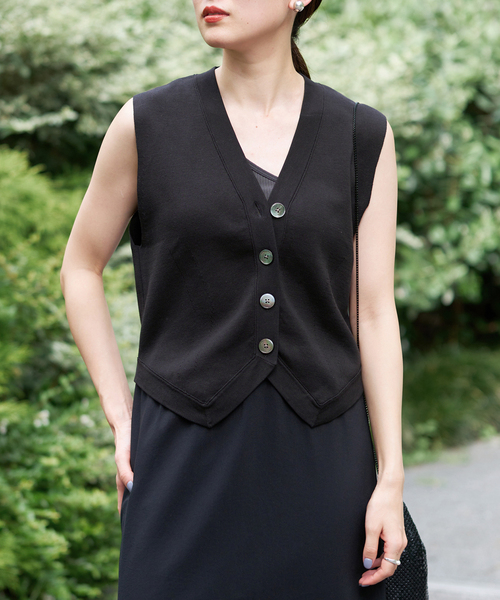 IENA ベスト　ジレ IENA（イエナ）の「ペプラム ジレ（ベスト）」 - WEAR