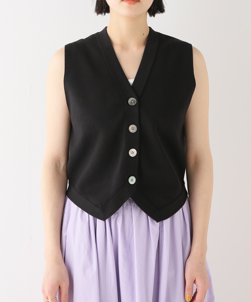 IENA ベスト　ジレ IENA（イエナ）の「ペプラム ジレ（ベスト）」 - WEAR