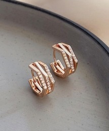 Coo+i（クーイ）の「デザインフープピアス（ピアス（両耳用））」