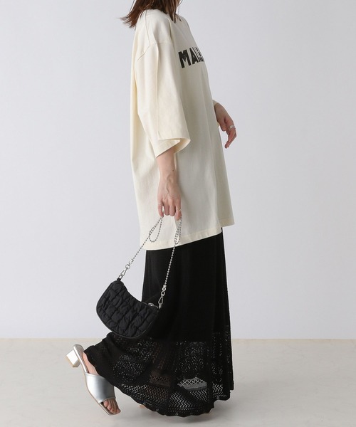 Heather（ヘザー）の「ヴィンテージBIGT　905123（Tシャツ/カットソー・レディース・ブラック/グレー/アイボリー・FREE）」の7枚目の写真