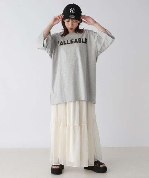 Heather（ヘザー）の「ヴィンテージBIGT　905123（Tシャツ/カットソー・レディース・ブラック/グレー/アイボリー・FREE）」の5枚目の写真