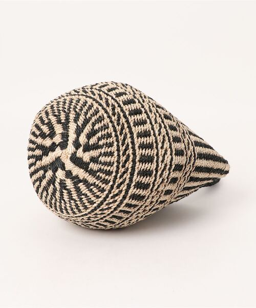 EARTH MADE（アースメイド）の「ABACA KENYA BAG（かごバッグ・レディース・ブラック/グレー/ナチュラル・FREE）」の6枚目の写真