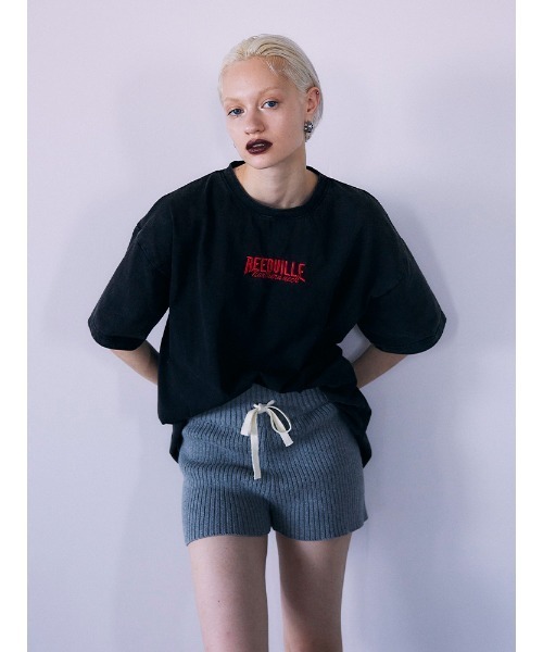 ENVYM(アンビー)の「ヴィンテージプリントBIG T(Tシャツ/カットソー・レディース・ホワイト/ブラック/ブルー・FREE)」の11枚目の写真