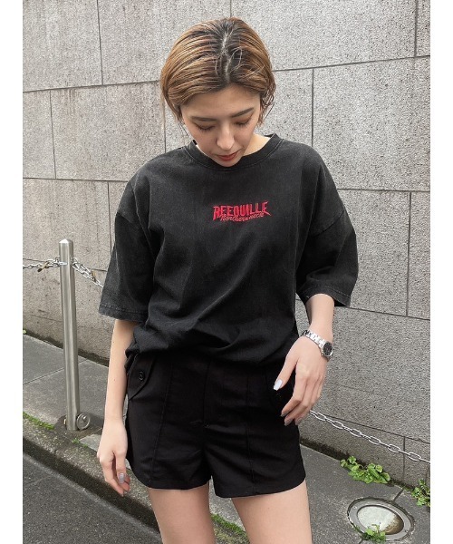 ENVYM(アンビー)の「ヴィンテージプリントBIG T(Tシャツ/カットソー・レディース・ホワイト/ブラック/ブルー・FREE)」の17枚目の写真