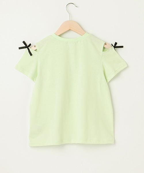 by LOVEiT（バイラビット）の「アイスバー肩スリットTシャツ（Tシャツ/カットソー・キッズ・オフホワイト/ラベンダー/ミント・120cm/130cm/140cm/150cm/160cm）」の5枚目の写真