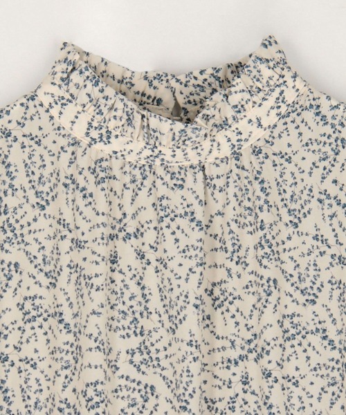 179/WG（イチナナキュウダブルジー）の「ポプリン花柄ワンピース（ワンピース・レディース・オフホワイト/グレー/ネイビー・MEDIUM）」の11枚目の写真
