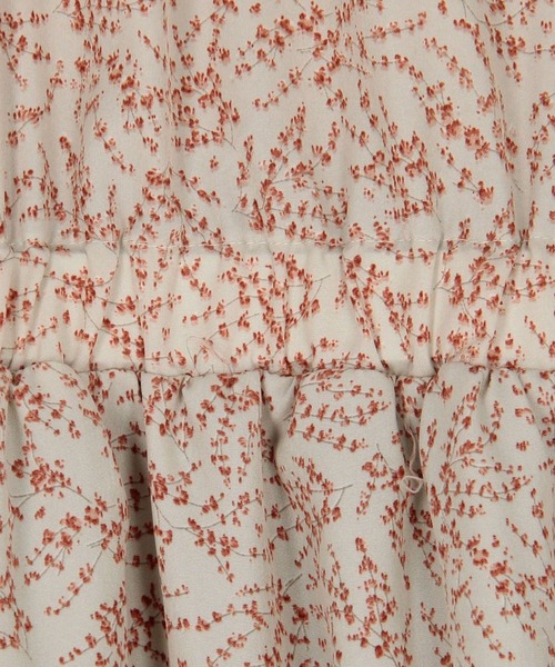 179/WG（イチナナキュウダブルジー）の「ポプリン花柄ワンピース（ワンピース・レディース・オフホワイト/グレー/ネイビー・MEDIUM）」の9枚目の写真