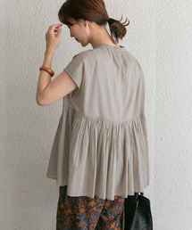 URBAN RESEARCH DOORS | コットンボイルサイドギャザーブラウス(シャツ/ブラウス)