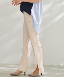 Arnold Palmer | セルフカット テレコリブ セミフレアパンツ(その他パンツ)