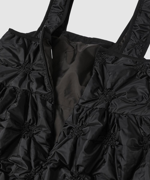 BELPER（ベルパー）の「QUILTING DRESS（ワンピース・レディース・ブラック/カーキ・FREE）」の5枚目の写真