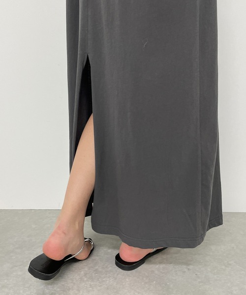 即納Loungedressラウンジドレス　リラックスカットワンピース　ブラック LOUNGEDRESS（ラウンジドレス）の「リラックスカットワンピース