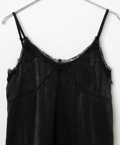 WEGO（ウィゴー）の「WEGO/ランジェリーキャミワンピ（ワンピース・レディース・ブラック/その他1・FREE）」の7枚目の写真