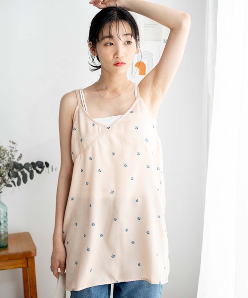 WEGO（ウィゴー）の「WEGO/ランジェリーキャミワンピ（ワンピース・レディース・ブラック/その他1・FREE）」の3枚目の写真