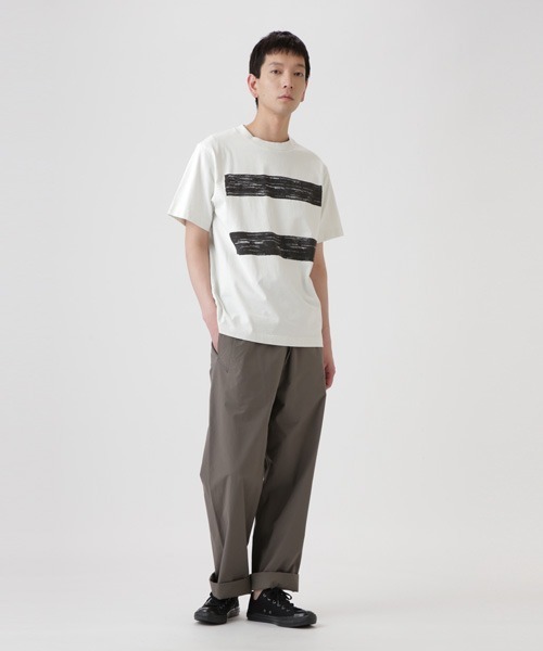 MHL ワイドチノパンツ MHL パンツ Margaret Howell｜CHINO PANTS (MHL WIDE LEG JOGGER - OFF