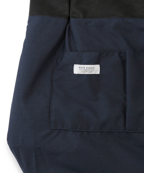 ROPE' PICNIC(ロペピクニック)の「A4対応/洗えるメッシュハンドルトートバッグ(トートバッグ・レディース・ブラック/ピンク/シルバー/ライトグリーン/ブルー/キナリ・FREE)」の12枚目の写真