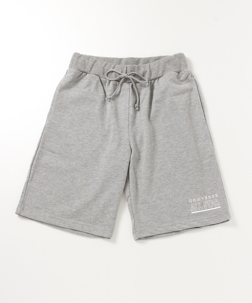 CONVERSE(コンバース)の「【CONVERSE/コンバース】ミニ裏毛ハーフパンツ(スウェットパンツ・レディース・ブラック/チャコールグレー/サックスブルー/ピンク/ミント/オートミール/杢グレー/ライトパープル・M/L)」の4枚目の写真