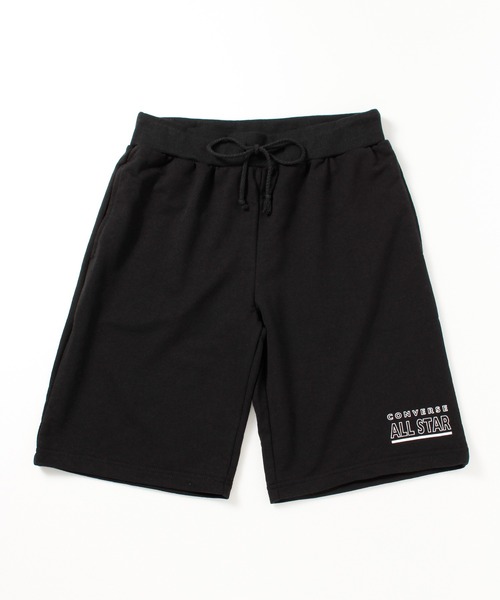 CONVERSE(コンバース)の「【CONVERSE/コンバース】ミニ裏毛ハーフパンツ(スウェットパンツ・レディース・ブラック/チャコールグレー/サックスブルー/ピンク/ミント/オートミール/杢グレー/ライトパープル・M/L)」の2枚目の写真