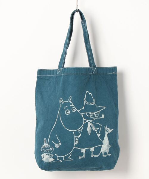 MOOMIN(ムーミン)の「MOOMIN / ムーミン 11ぴきのねこ トートバッグ A4サイズ対応 MM803123456 WNI(トートバッグ・レディース・オリーブ/グリーン/イエロー/ピンク/ベージュ/ネイビー/ライトピンク/イエロー系/ダークグリーン/ブルー系その他/バーガンディー/イエロー系その他/キャメル/ブルー/ライトグレー/レッド/グリーン系/ライトブルー・M)」の1枚目の写真
