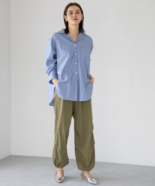 LEPSIM（レプシィム）の「ミリタリーパラシュートパンツ　909739（その他パンツ・レディース・チャコールグレー/カーキ/アイボリー/ブラウン/ライトブルー/ライトグレー・FREE）」の21枚目の写真