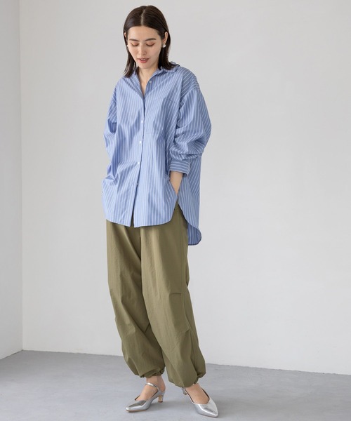 LEPSIM（レプシィム）の「ミリタリーパラシュートパンツ　909739（その他パンツ・レディース・チャコールグレー/カーキ/アイボリー/ブラウン/ライトブルー/ライトグレー・FREE）」の22枚目の写真