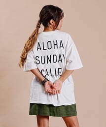 ALOHA SUNDAY | 【ムラサキスポーツ別注】ALOHA SUNDAY/アロハサンデー デザインTシャツ AS-MS-003(Tシャツ/カットソー)