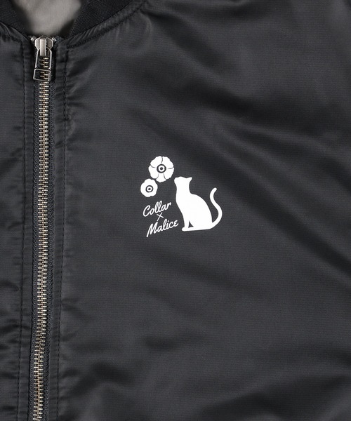 ZOZO(ゾゾ)の「Collar×Malice×ZOZOTOWNオリジナル MA-1榎本 峰雄(MA-1・レディース・ブラック・ONE SIZE)」の2枚目の写真