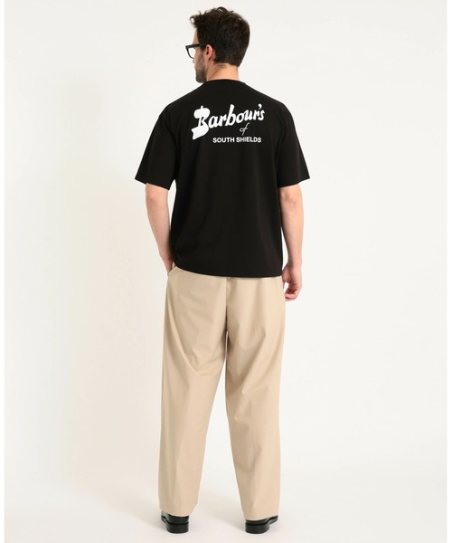 Barbour（バブアー）の「【Barbour】ブランドロゴTシャツ231MTSG001（Tシャツ/カットソー・メンズ・グリーン/ブラック/ホワイト・L/M/XL）」の6枚目の写真