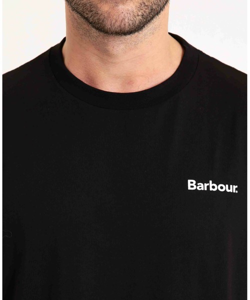 Barbour（バブアー）の「【Barbour】ブランドロゴTシャツ231MTSG001（Tシャツ/カットソー・メンズ・グリーン/ブラック/ホワイト・L/M/XL）」の9枚目の写真