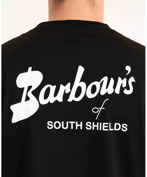 Barbour（バブアー）の「【Barbour】ブランドロゴTシャツ231MTSG001（Tシャツ/カットソー・メンズ・グリーン/ブラック/ホワイト・L/M/XL）」の12枚目の写真