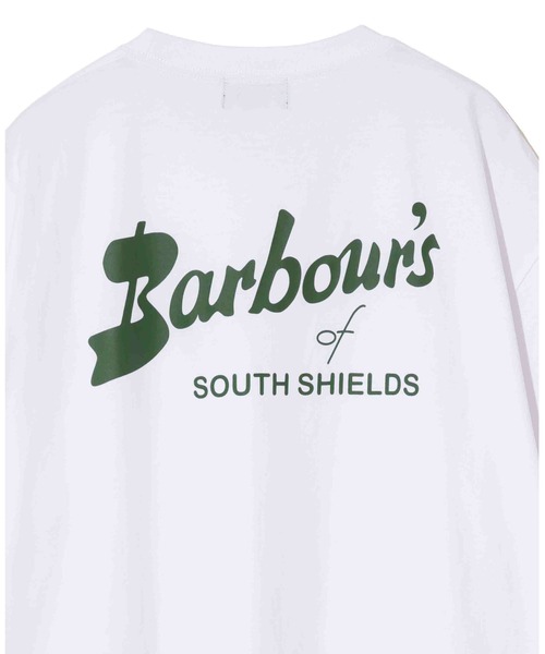 Barbour（バブアー）の「【Barbour】ブランドロゴTシャツ231MTSG001（Tシャツ/カットソー・メンズ・グリーン/ブラック/ホワイト・L/M/XL）」の5枚目の写真
