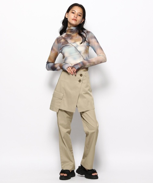 FOREVER 21(フォーエバー トゥエンティーワン)の「スカートセットパンツ(その他パンツ・レディース・ベージュ/パープル・SMALL/MEDIUM)」の17枚目の写真