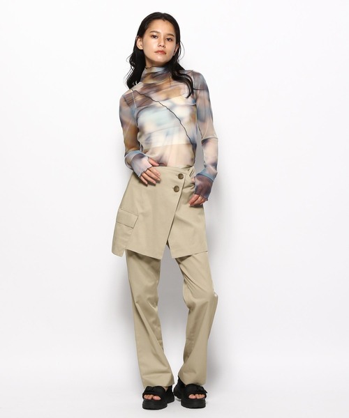 FOREVER 21(フォーエバー トゥエンティーワン)の「スカートセットパンツ(その他パンツ・レディース・ベージュ/パープル・SMALL/MEDIUM)」の20枚目の写真