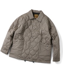 gym master（ジムマスター）の「ストレッチドビークロスキルティングJKT（その他アウター）」