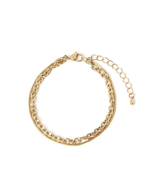 GLOBAL WORK（グローバルワーク）の「UNISEX/ステンレスブレスレット/964077（ブレスレット・レディース・シルバー系その他2/ゴールド系その他3/ゴールド系その他/シルバー系その他3/ゴールド系その他2/シルバー系その他/ゴールド系その他4/シルバー系その他4・FREE）」の6枚目の写真