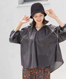 URBAN RESEARCH DOORS | コットンボイルハシゴレースブラウス(シャツ/ブラウス)